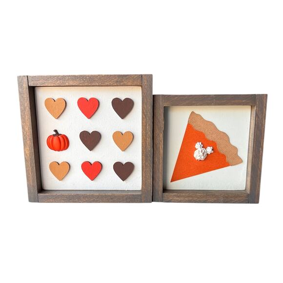 Disney Inspired Fall Thanksgiving Pumpkin Pie Holiday Rustic Decor - Picture 1 of 3